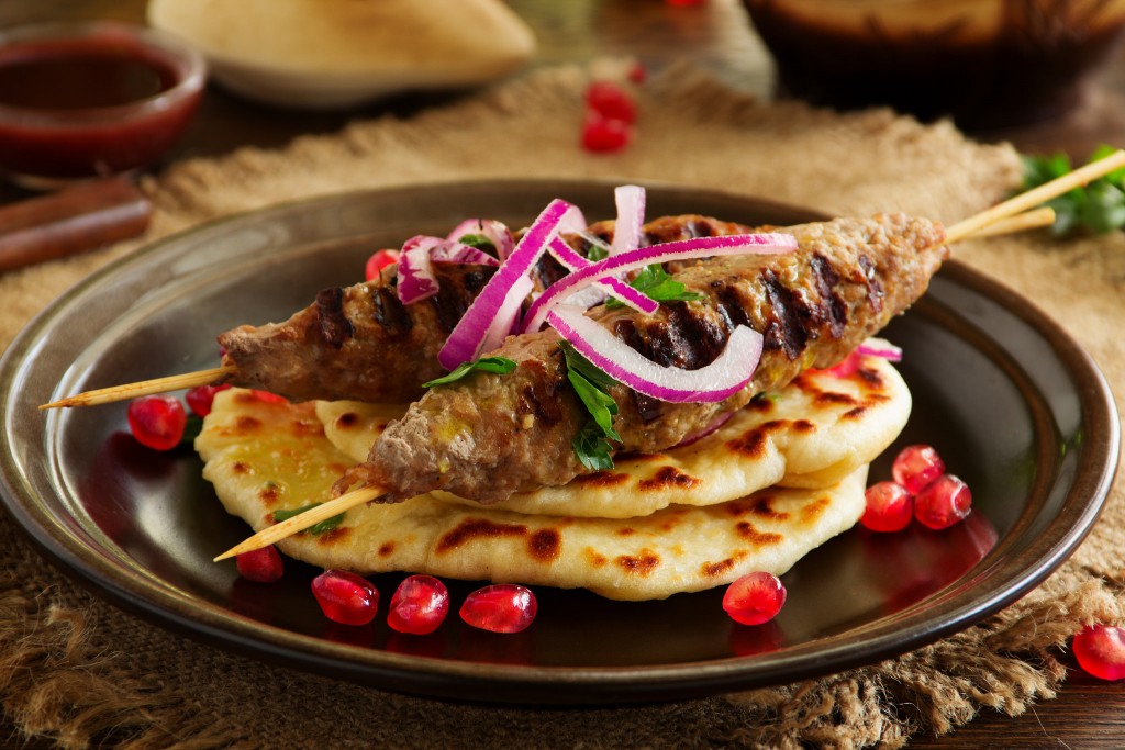 Spice things up by taking your date for exotic kebabs and other Afghani dishes. 